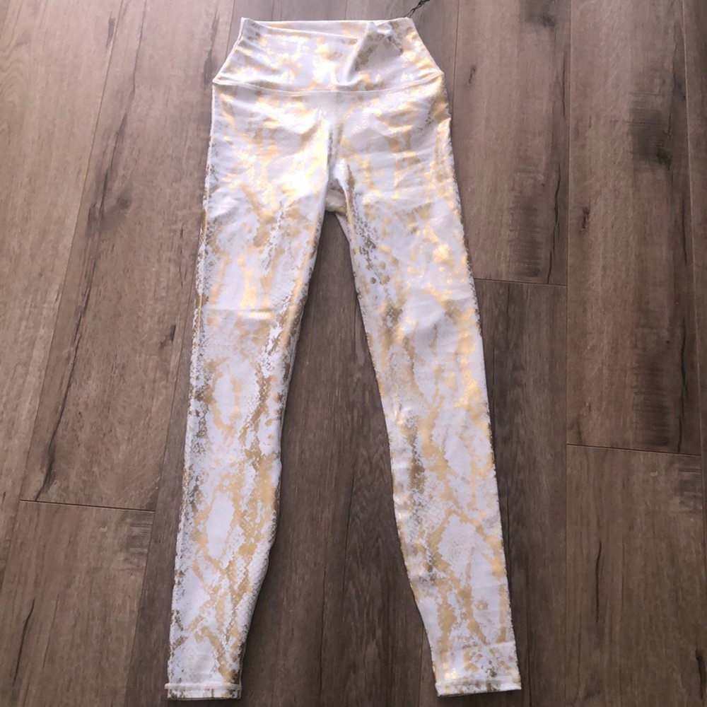 Metallic snake print leggings - Picture 3 of 4